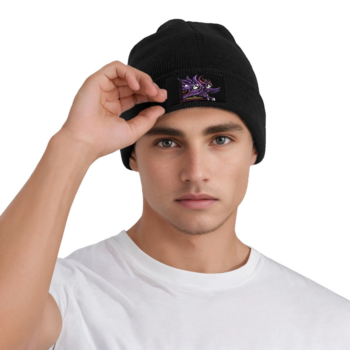 Violet Dark Knight | Knitted Hat