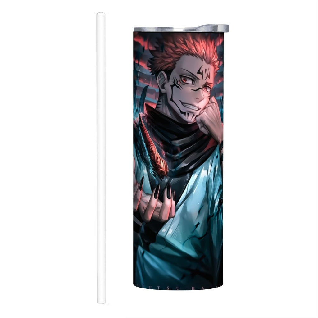 Midnight Curse 20oz Straight Stainless Steel Tumbler with Straw