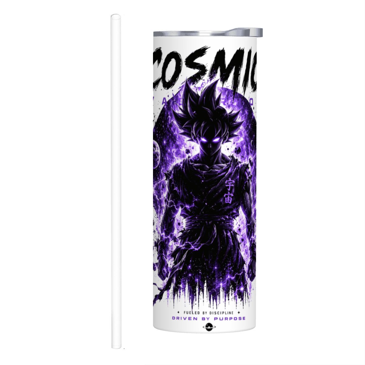 Cosmic Warrior | 20oz Stainless Steel Straw Tumbler