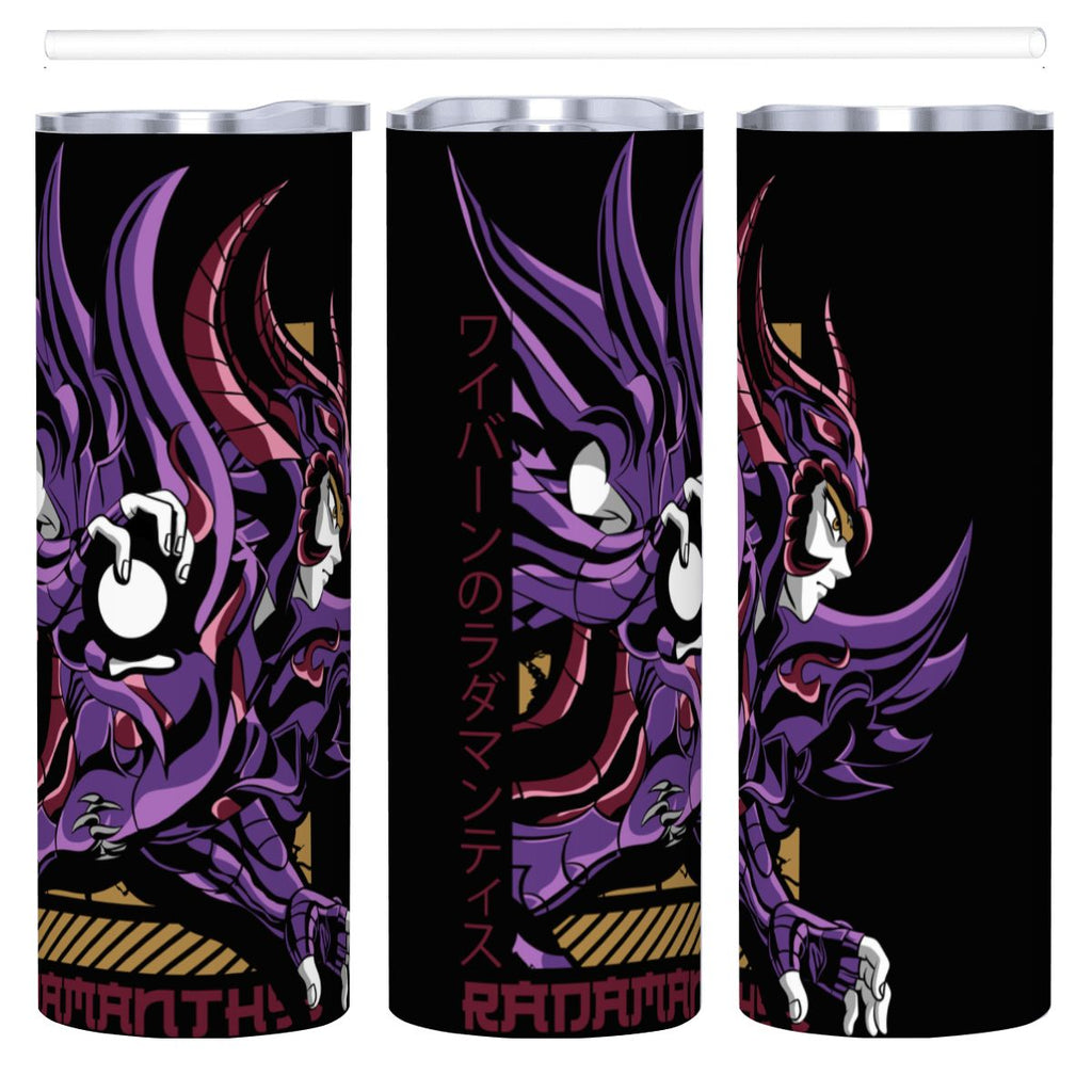 Violet Dark Knight | 20oz Stainless Steel Straw Tumbler