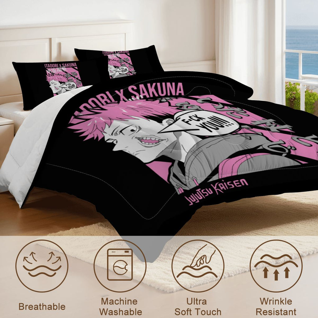 Pink Chaos | King Comforter Set