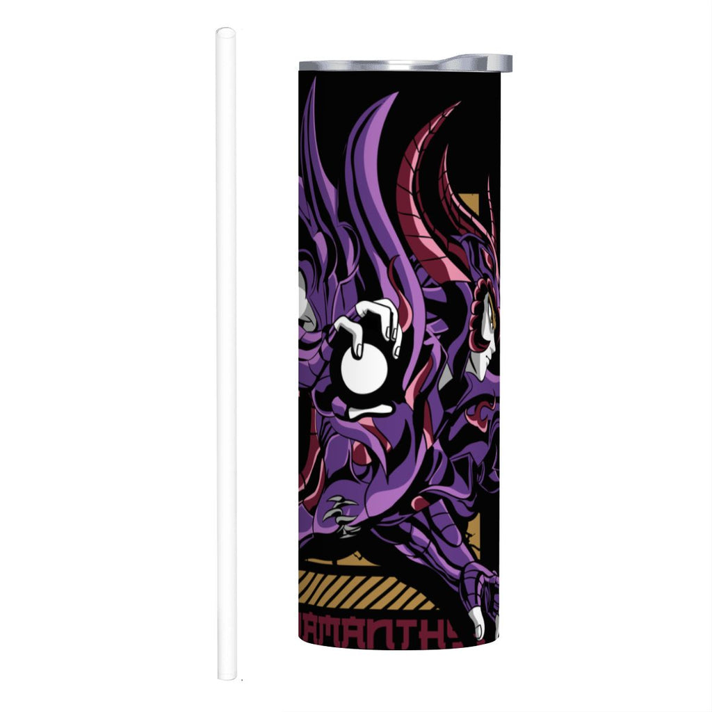 Violet Dark Knight | 20oz Stainless Steel Straw Tumbler