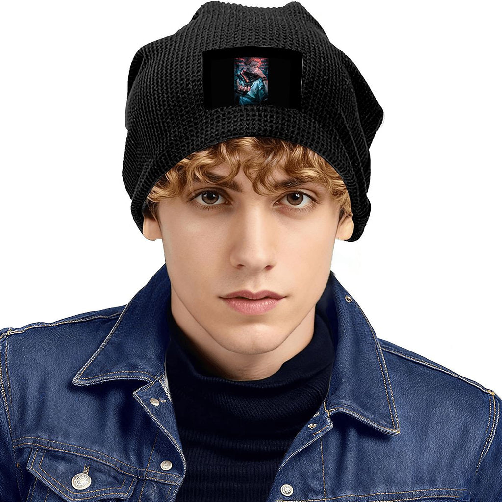 Midnight Curse | Waffle Knit Pullover Hat