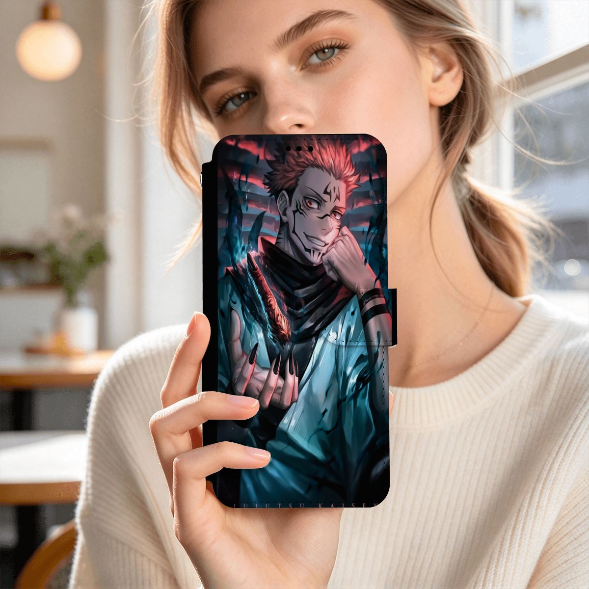 Midnight Curse | iPhone 18 Pro Max Flip Wallet Case