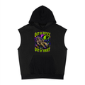 Unisex Panel Mesh Sleeveless Hoodie - Standout