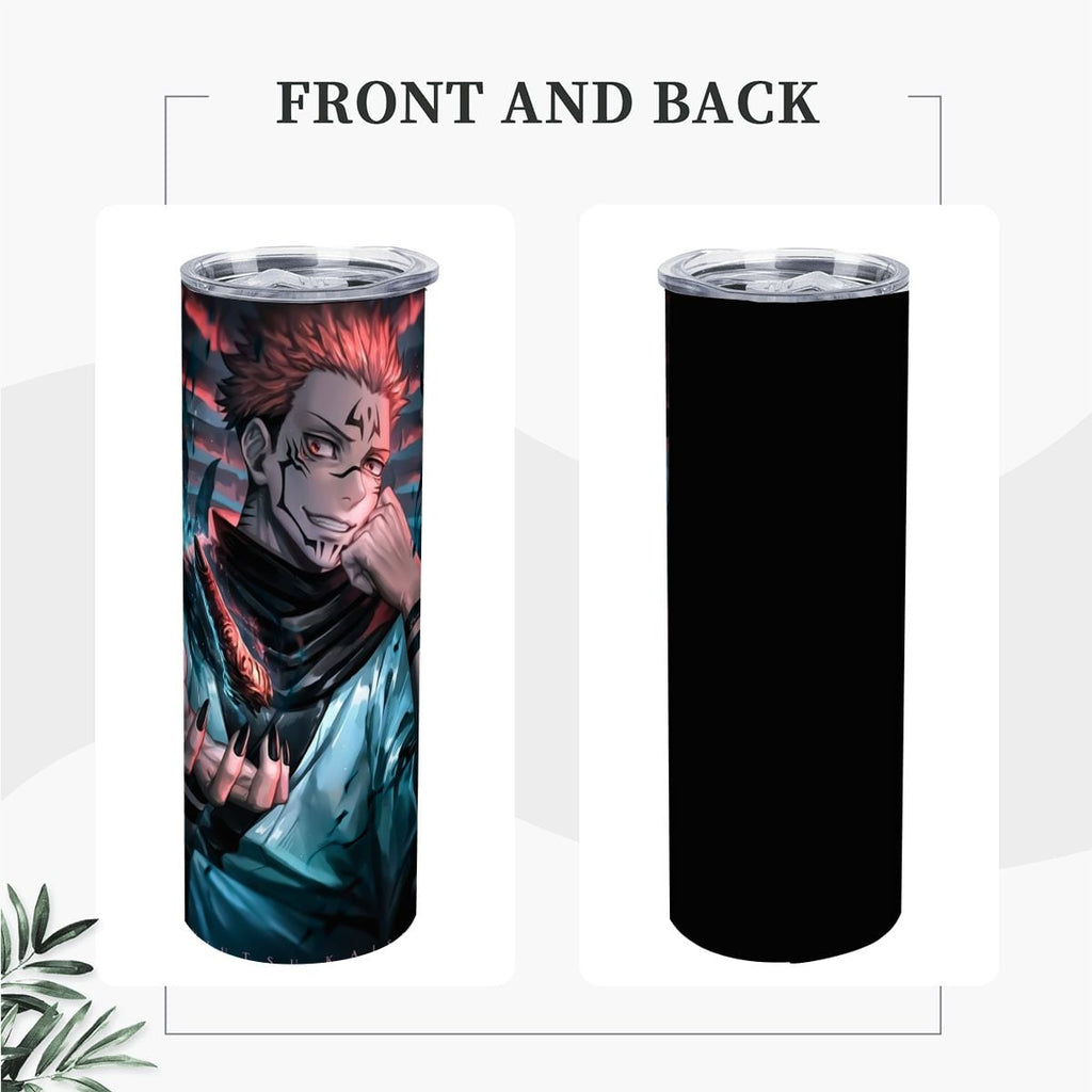 Midnight Curse 20oz Straight Stainless Steel Tumbler with Straw