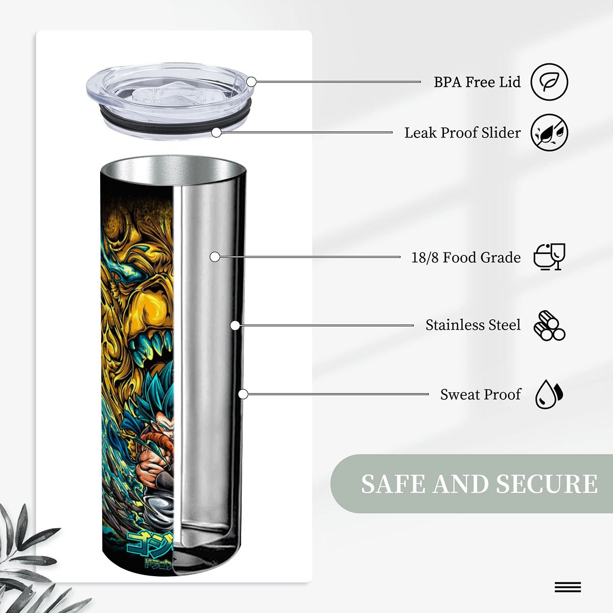 Electric Ascension | 20oz Stainless Steel Straw Tumbler