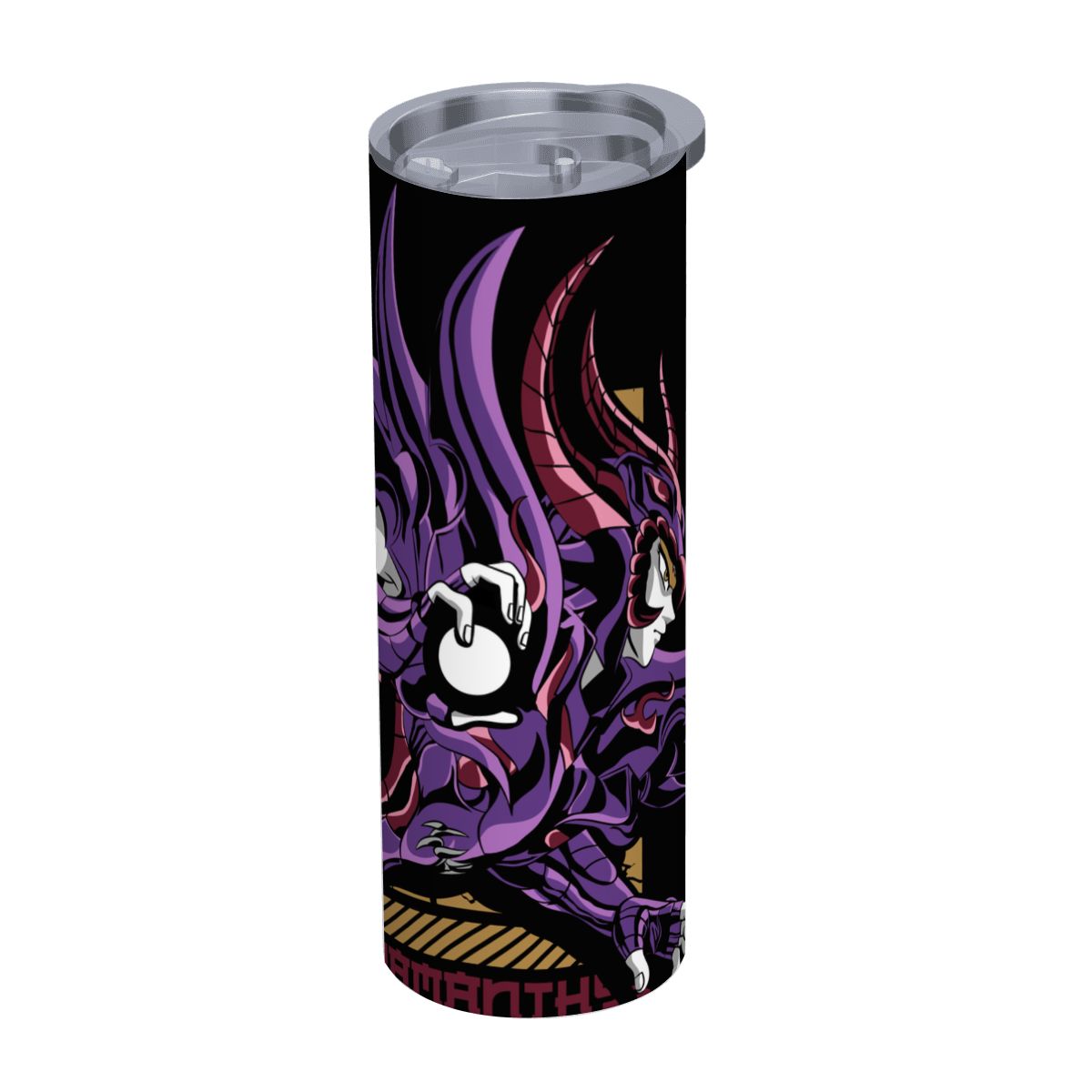 Violet Dark Knight | 20oz Stainless Steel Straw Tumbler