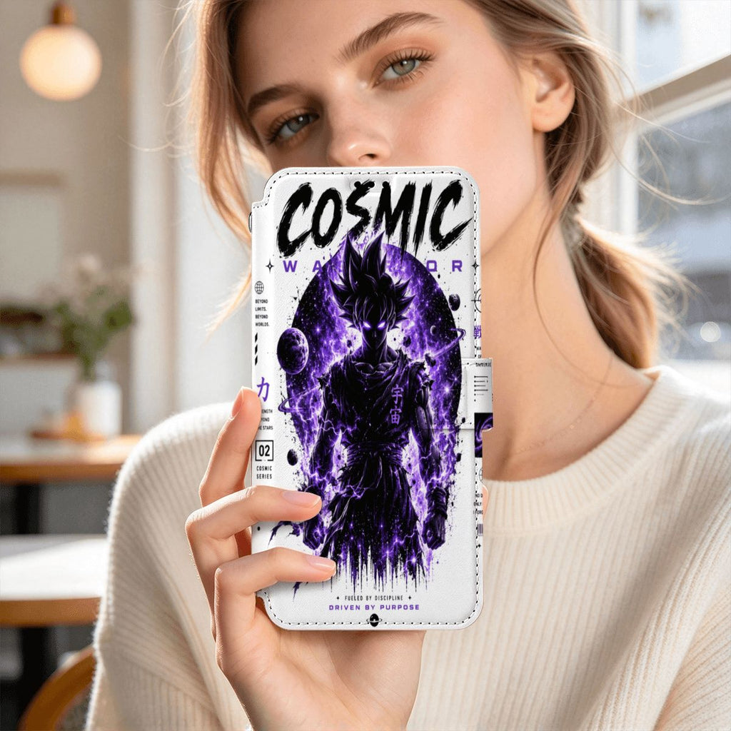Cosmic Warrior | iPhone 18 Pro Max Flip Wallet Case
