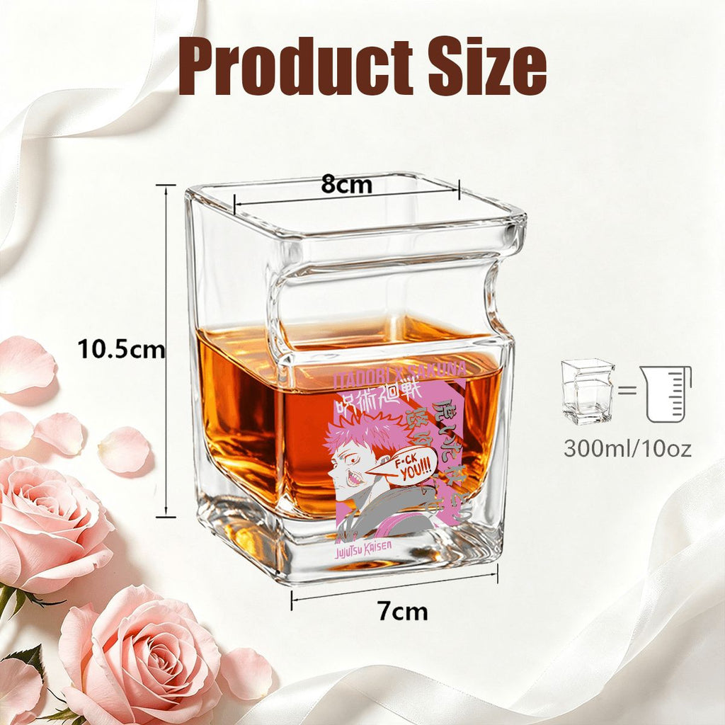 Whiskey Glass with Cigar Holder ANIME