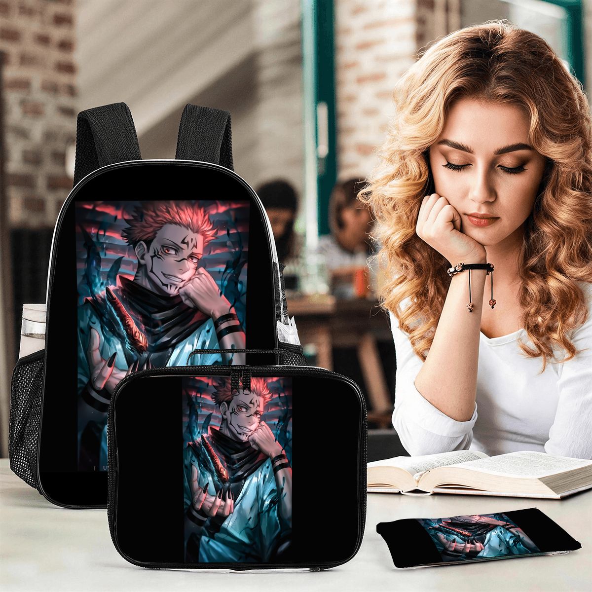 Midnight Curse | 3-Piece Backpack Set