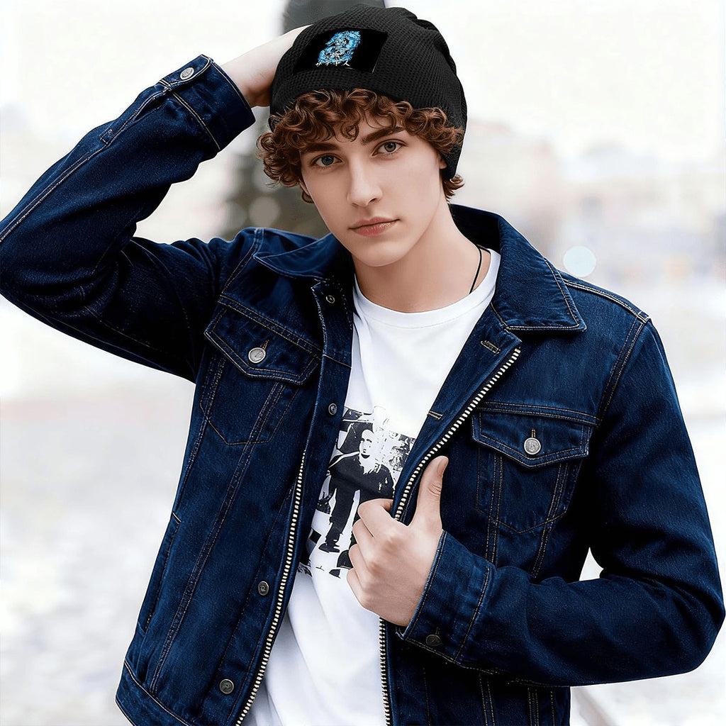 Azure Dragon Power | Waffle Knit Pullover Hat