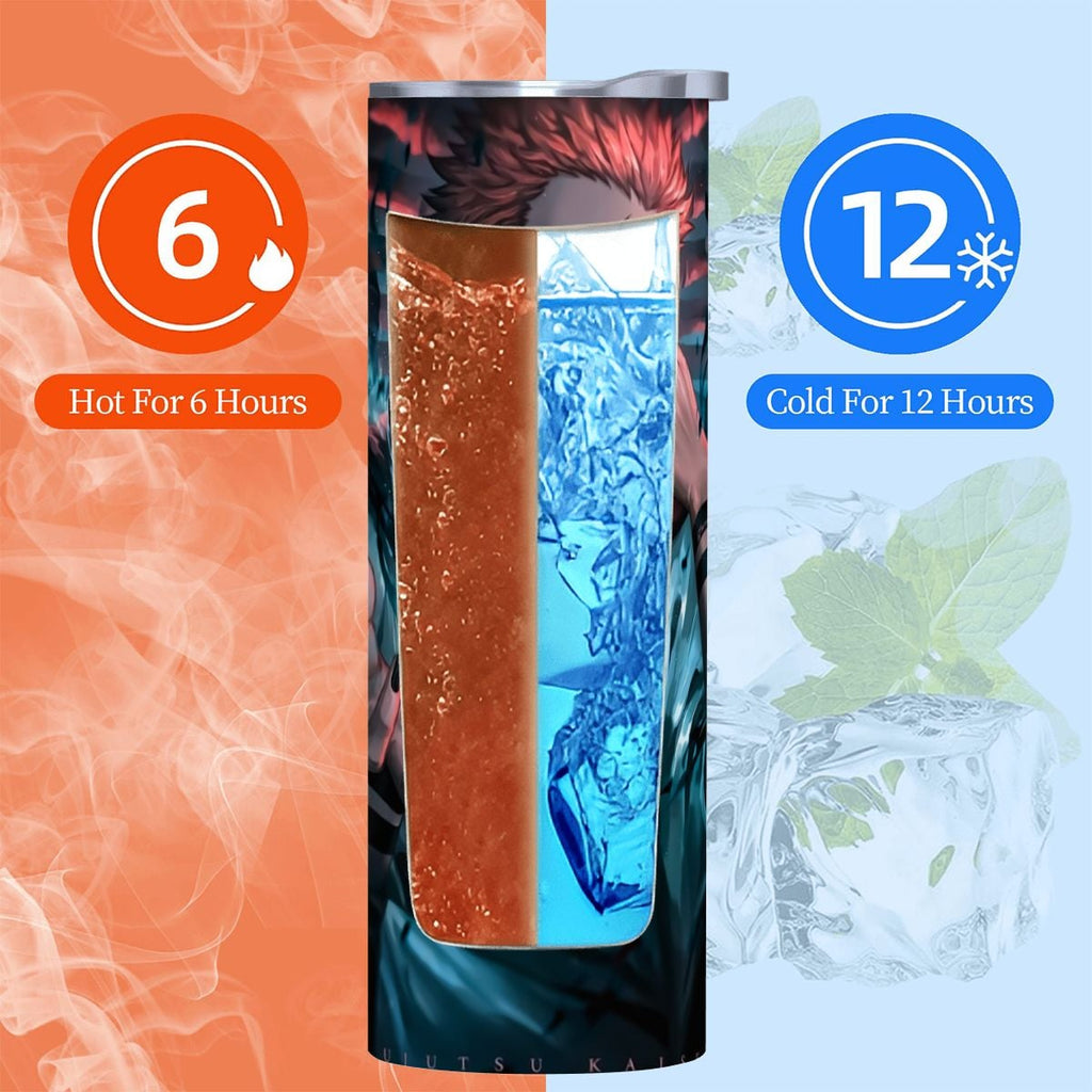 Midnight Curse 20oz Straight Stainless Steel Tumbler with Straw