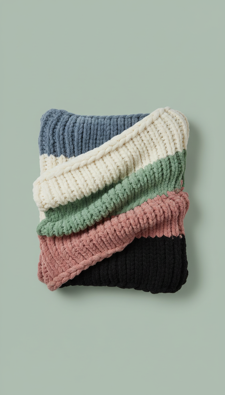 Chunky Knit Throw Blanket - Standout