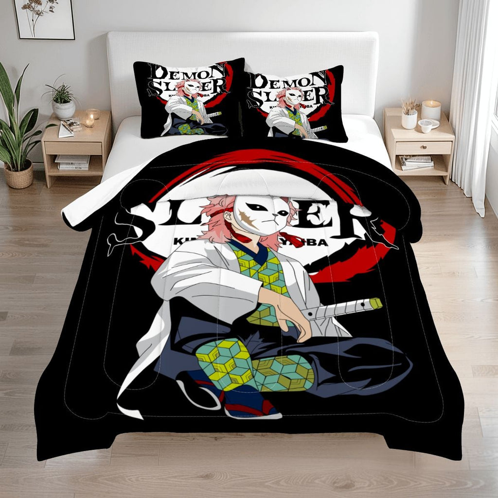 Demons Slayer 1 ANIME Queen Comforter Set - Standout