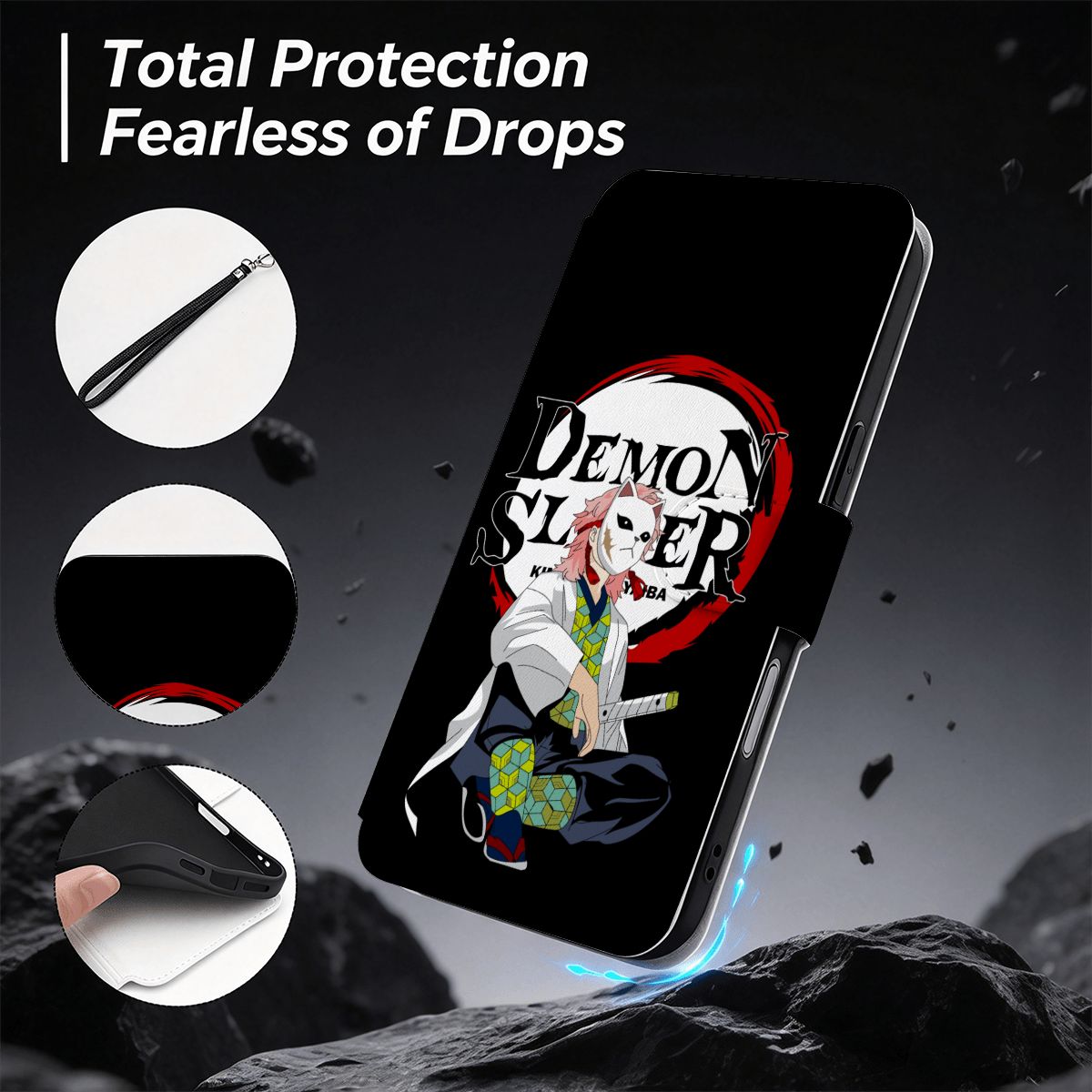 Shadow Blade | iPhone 18 Pro Flip Wallet Case