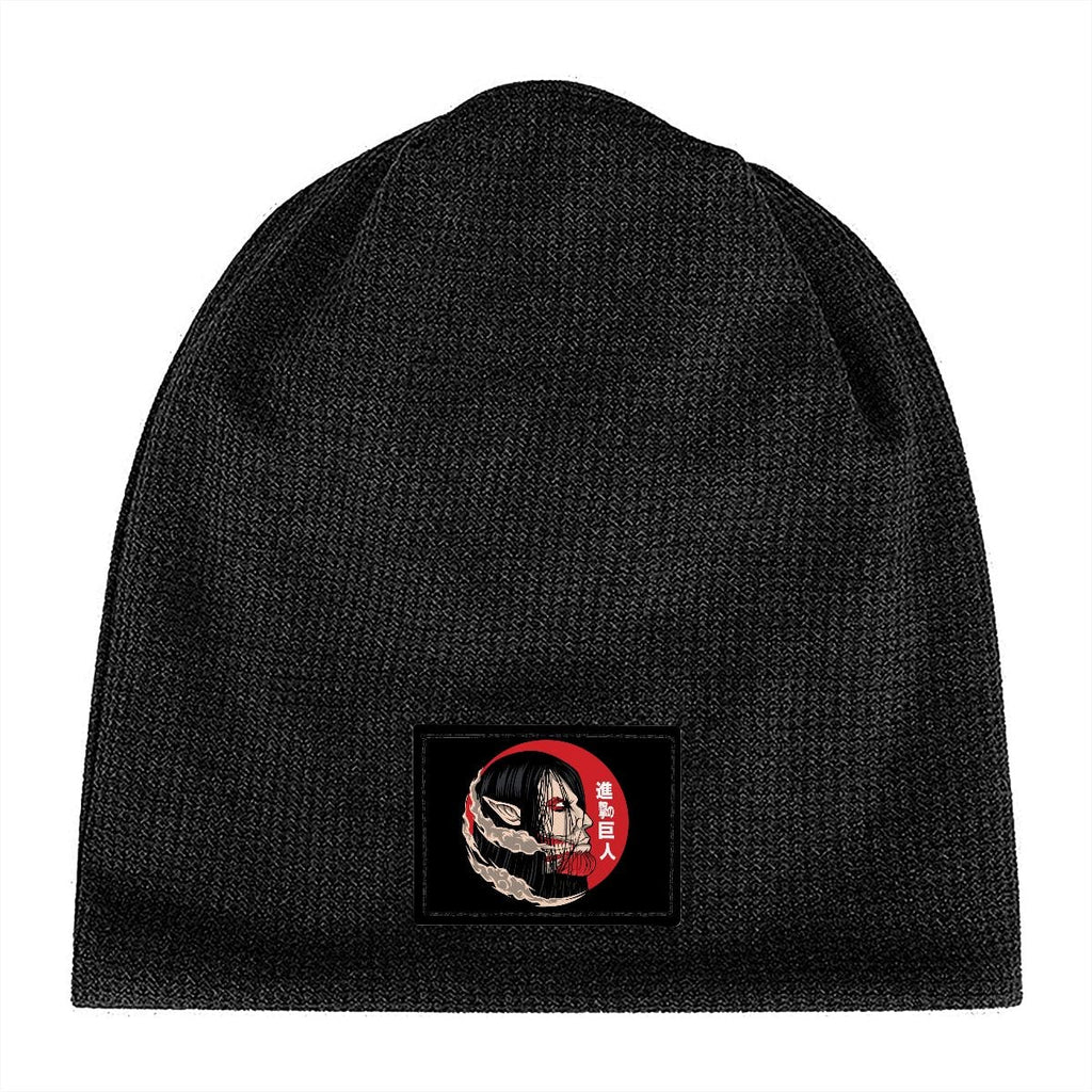 Crimson Titan | Waffle Knit Pullover Hat