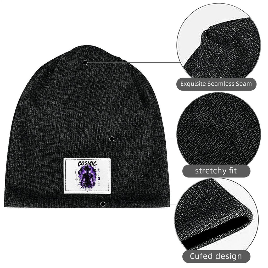 Ghost Waffle Knit Pullover Hat