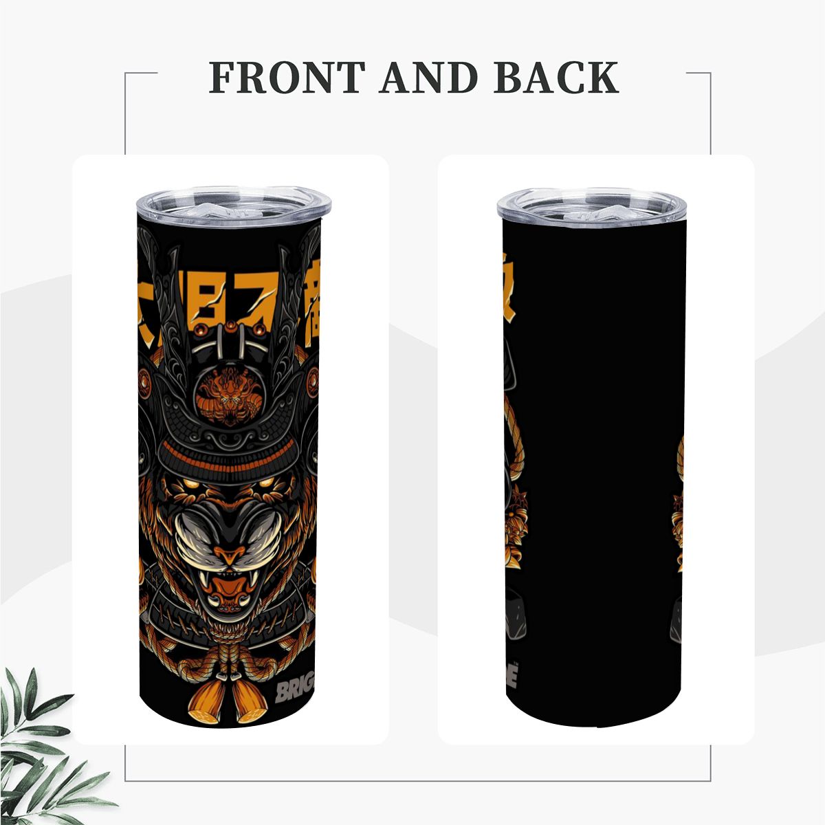Tiger Shogun | 20oz Stainless Steel Straw Tumbler