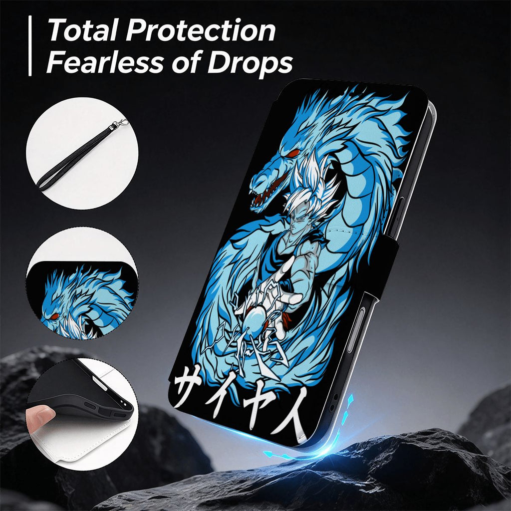 Azure Dragon | iPhone 18 Pro Max Wallet Case