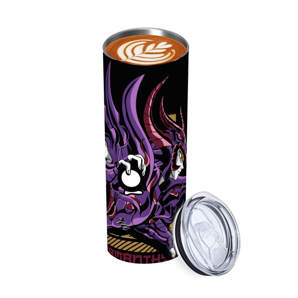 Violet Dark Knight | 20oz Stainless Steel Straw Tumbler