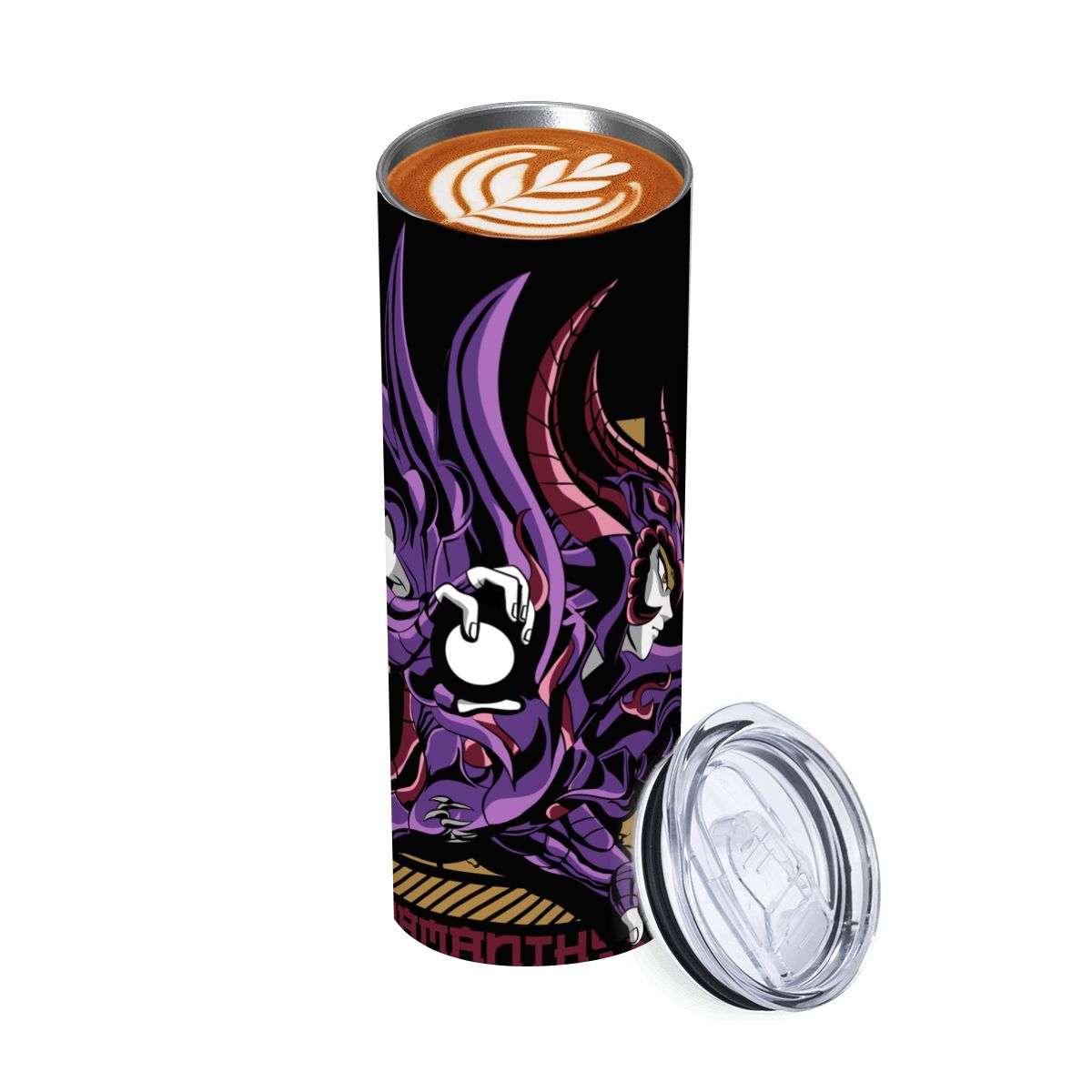 Violet Dark Knight | 20oz Stainless Steel Straw Tumbler