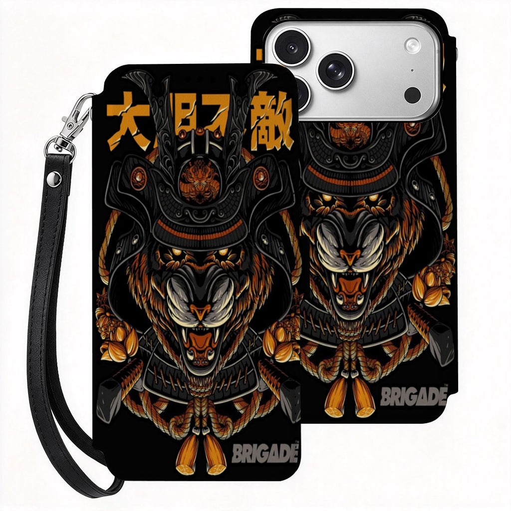 Tiger Shogun | iPhone 18 Pro Max Flip Wallet Case